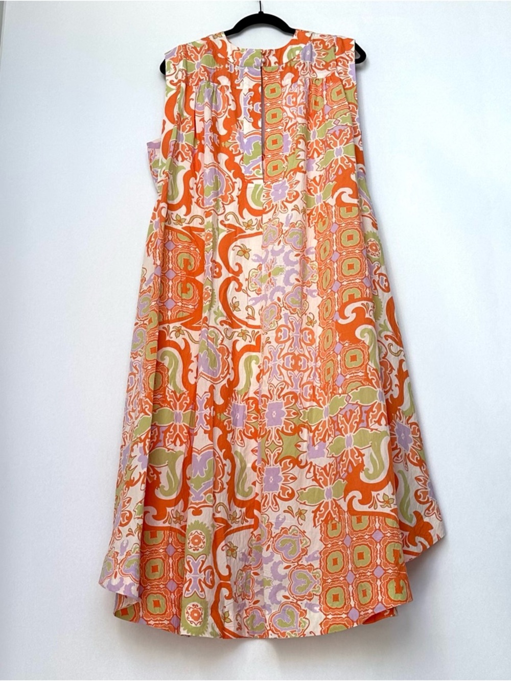 Maeve by Anthropologie Printed V-Neck Tunic Dress | XL Petite | GUC - Picture 7 of 16